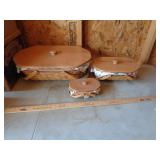 LONGABERGER 3 MATCHING BASKETS LONGABERGER 3 MATCHING BASKETS