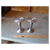 LONGABERGER METAL CANDLE HOLDERS - 2 LONGABERGER METAL CANDLE HOLDERS - 2