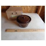 LONGABERGER SMALL CASSEROLE CHOCOLATE LONGABERGER SMALL CASSEROLE CHOCOLATE