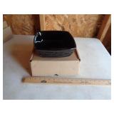 LONGABERGER SQUARE SERVING BOWL EBONY LONGABERGER SQUARE SERVING BOWL EBONY