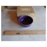 LONGABERGER SMALL LOW BOWL EGGPLANT LONGABERGER SMALL LOW BOWL EGGPLANT