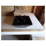 LONGABERGER LARGE FLARE BOWL EBONY LONGABERGER LARGE FLARE BOWL EBONY
