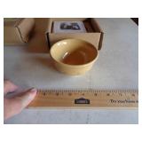 LONGABERGER SMALL DESSERT BOWL BUTTERNUT LONGABERGER SMALL DESSERT BOWL BUTTERNUT