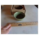 LONGABERGER SMALL DESSERT BOWL SAGE LONGABERGER SMALL DESSERT BOWL SAGE