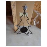 LONGABERGER WROUGHT IRON XMAS TREE CANDLE HOLDER LONGABERGER WROUGHT IRON XMAS TREE CANDLE HOLDER