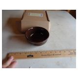 LONGABERGER SM LOW BOWL CHOCOLATE LONGABERGER SM LOW BOWL CHOCOLATE