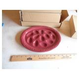 LONGABERGER EGG PLATTER PAPRIKA LONGABERGER EGG PLATTER PAPRIKA