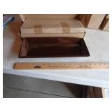 LONGABERGER OBLONG TASTING TRAY EBONY LONGABERGER OBLONG TASTING TRAY EBONY