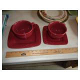 LONGABERGER 4 PIECES PAPRIKA LONGABERGER 4 PIECES PAPRIKA