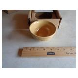 LONGABERGER SM DESSERT BOWL BUTTERNUT LONGABERGER SM DESSERT BOWL BUTTERNUT