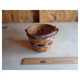 LONGABERGER 2010 DRESDEN RD,WT,BL BASKET LONGABERGER 2010 DRESDEN RD,WT,BL BASKET