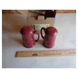 LONGABERGER SET OF SALT & PEPPER SHAKERS PAPRIKA LONGABERGER SET OF SALT & PEPPER SHAKERS PAPRIKA