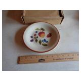 LONGABERGER SET OF 2 BERRY DESSERT PLATES LONGABERGER SET OF 2 BERRY DESSERT PLATES