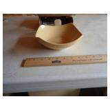 LONGABERGER MEDIUM RIPPLE BOWL BUTTERNUT LONGABERGER MEDIUM RIPPLE BOWL BUTTERNUT