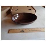 LONGABERGER VEGGIE BOWL CHOCOLATE LONGABERGER VEGGIE BOWL CHOCOLATE