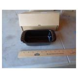 LONGABERGER SMALL LOAF DISH EBONY LONGABERGER SMALL LOAF DISH EBONY