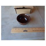 LONGABERGER SMALL DESSERT BOWL CHOCOLATE LONGABERGER SMALL DESSERT BOWL CHOCOLATE