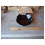 LONGABERGER MEDIUM RIPPLE BOWL EBONY LONGABERGER MEDIUM RIPPLE BOWL EBONY
