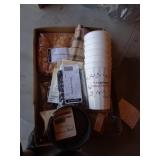LONGABERGER BOX LOT OF MISC ITEMS LONGABERGER BOX LOT OF MISC ITEMS
