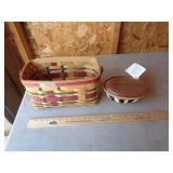 LONGABERGER 2 BASKETS LONGABERGER 2 BASKETS