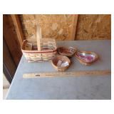 LONGABERGER 4 BASKETS LONGABERGER 4 BASKETS