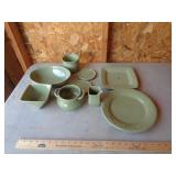 LONGABERGER 9 PIECES OF SAGE ITEMS LONGABERGER 9 PIECES OF SAGE ITEMS