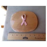 LONGABERGER BREAST CANCER OVAL LID LONGABERGER BREAST CANCER OVAL LID