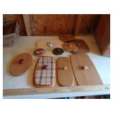 LONGABERGER 10 WOOD LIDS LONGABERGER 10 WOOD LIDS