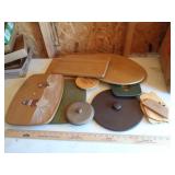LONGABERGER 10+ PIECES LIDS / SHELVES / ETC LONGABERGER 10+ PIECES LIDS / SHELVES / ETC