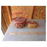LONGABERGER 2 BASKETS LONGABERGER 2 BASKETS