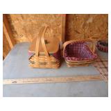 LONGABERGER 2 BASKETS XMAS LONGABERGER 2 BASKETS XMAS