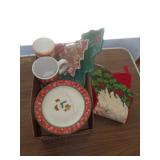 CHRISTMAS DISHES & STOCKING CHRISTMAS DISHES & STOCKING