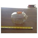 ANCHOR HOCKING PIGGY BANK / GLASS ANCHOR HOCKING PIGGY BANK / GLASS
