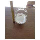 SIGNED FENTON BASKET SIGNED FENTON BASKET
