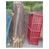 54 STEEL FENCE POSTS 60' TALL 54 STEEL FENCE POSTS 60' TALL