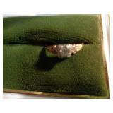 14KT DIAMOND ENGAGEMENT RING SIZE 6 14KT DIAMOND ENGAGEMENT RING SIZE 6
