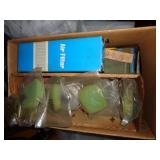 BOX OF LAWN MOWER PARTS