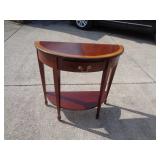 HALF ROUND TABLE 30'T X 31'L X 13' W