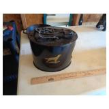 TIN & CAST IRON SHOESHINE BOX / RSS