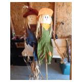 FALL DECOR SCARECROWS / LS WALL