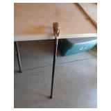 INDIAN CHIEF HEAD CANE 3' LONG / LS WALL