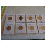 8 OLD JEFFERSON NICKELS