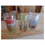 2 - DERBY GLASSES &1 MINT JULEP GLASS