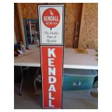 KENDALL MOTOR OIL METAL SIGN 58' X 12' / LSW