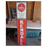 KENDALL MOTOR OIL METAL SIGN 58" X 12" / LSW