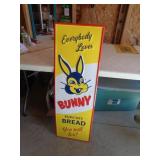 BUNNY BREAD METAL SIGN 43" X 14" / LSW