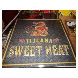 TIJUANA SWEET HEAT METAL SIGN 24' X 24'