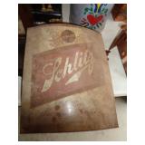 SCHLITZ METAL SIGN 11' X 13'