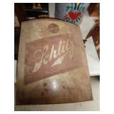 SCHLITZ METAL SIGN 11" X 13"