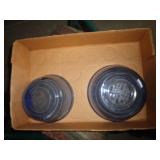 2 BLUE MIXING BOWLS / LFT